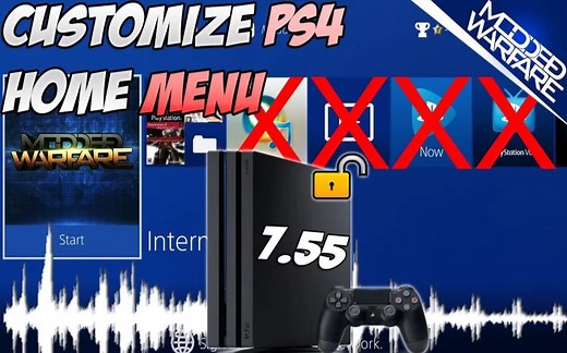 PS4 | 7.55越狱 自定义PS4指南！- 菜单项目、图标、音效以及更多！