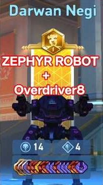 MECH ARENA NEGI: ZEPHYR ROBOT WITH OVERDRIVER 8 DEATH MATCH 5V5 #dsnmag