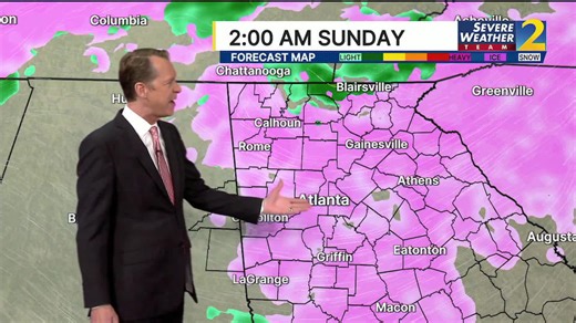 Winter weather: Widespread freezing rain arrives Saturday night