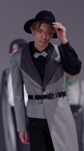 文化服装学院のシースルーファッションショー