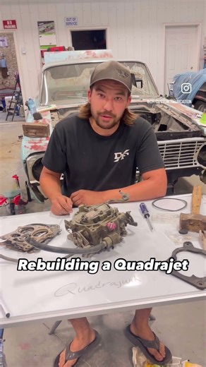 How to rebuild a quadrajet…. #projectcar #automobile #carbuilder #carburettor #rebuild #mechanic