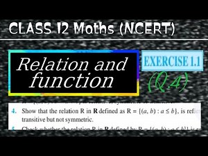 Q.4 exercise 1.1 solution relation and functions class 12 maths NCERT