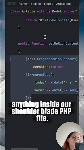Filament v4 custom blocks #filamentphp #laravel