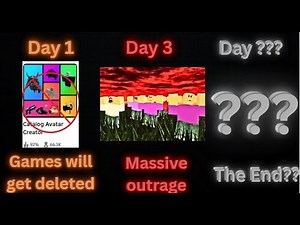 What if Roblox Started Removing Games (Roblox timeline)