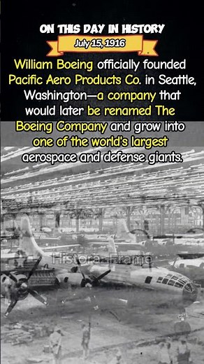 The Birth of Boeing and the Dawn of Global Aerospace - July 15, 1916