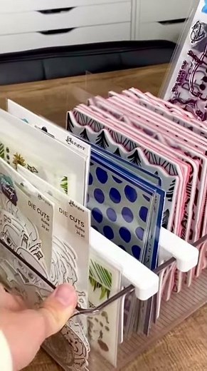 BEST Craft Room Organization Container! - Stamp Storage #Shorts