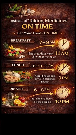 Eat on Time, Stay Healthy: Perfect Daily Meal Timing Guide ⏰