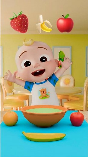 Yes Yes Make a Yummy Fruit Bowl! DIY Snacks for Toddlers! #shorts #cocomelon