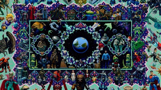 San Diego artist unveils the Alien Painting which might make you rethink art