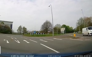 211K views · 469 reactions | Cyclist forgets he’s approaching a roundabout and fails to stop  | UK Drivers Exposed | Facebook