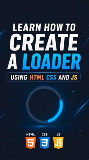 This Loader Animation is So Smooth #webdesign #shorts