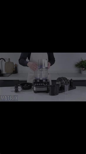 جديد : محضرة طعام متعددة الوظائف من ماتريكس تمزج , تعصر, تعجن, تطحن ، بقوة 1300 واط .