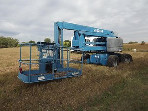2008 Genie Z60/34 4x4 Articulated Boom Lift | Construction