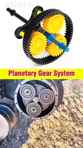📌 Know How Planetary Gear works...!!😘👇 A planetary gear mechanism consists of a central sun gear, rotating planet gears mounted on a carrier, and an outer ring gear with internal teeth. By holding or driving different components, it can produce multiple gear ratios in a compact space, making it ideal for automatic transmissions. #mechanicalengineering #mechanic #automobile #automotive #gearhead #gear #gearbox | Yusuf Mulla