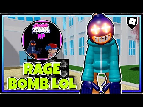 How to get "RAGE BOMB LOL" BADGE in FROST'S FRIDAY NIGHT FUNK RP | ROBLOX