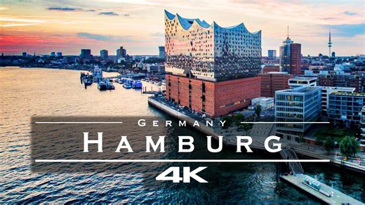Drone journey over Hamburg | 4K aerial views