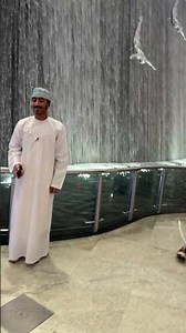 The water fall inside the Dubai Mall #dubaimall #travel #burjkhalifa #vlog