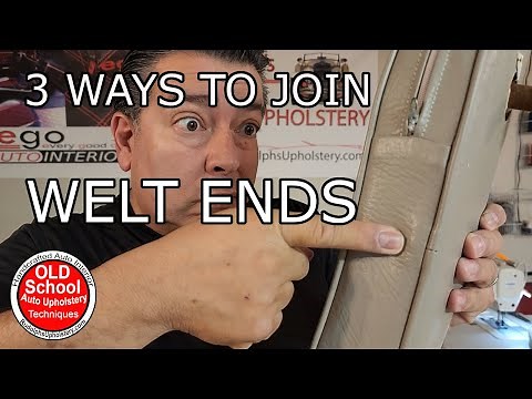 Upholstery 101: BEST Welt Cord Joining for DIY Beginners