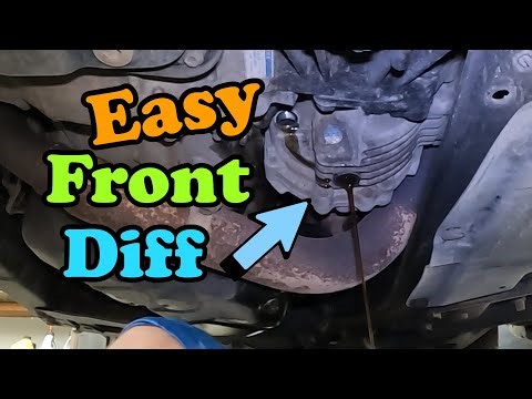 2006-2012 Toyota Rav4 Front Differential Fluid Change How To DIY