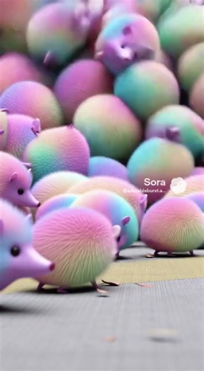 He Opened the Truck… and a FLOOD of Rainbow Hedgehogs Exploded Out! 😂🌈🦔 #funnyanimals #unexpected