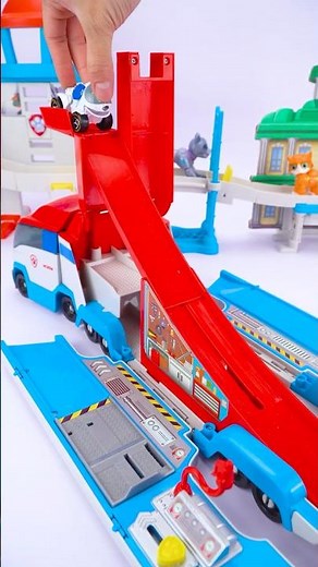 Satisfied unboxing PAW Patrol, Launch’n Haul Transforming Vehicles Video #pawpatrol