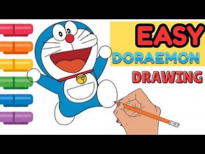 How to Draw Doraemon Easy Step by Step 🎨 Kids Art Tutorial