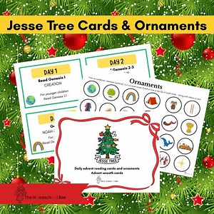 Jesse Tree Cards & Ornaments - Etsy