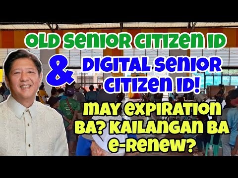 ✅️ALERTO SENIOR CITIZENS! OLD SENIOR CITIZEN ID & DIGITAL SENIOR CITIZEN ID! MERON BA EXPIRATION?