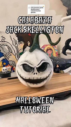 Cristhian Castro | Calabaza de Jack Skelligton Tutorial 🎃 Como hacer una calabaza de Jack Skelligton 🎃 Halloween Tutorial 🎃 El extraño mundo de Jack tutorial... | Instagram