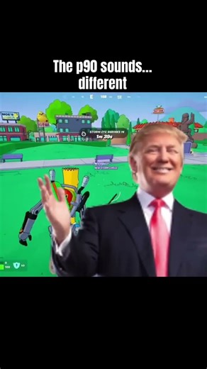 The p90 sounds different… #fortnite #fortnitememes