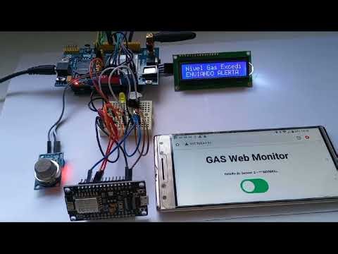 Como fazer um detector de gás utilizando ESP8266, ARDUÍNO e MÓDULO GPRS