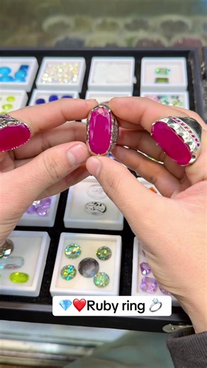 💎beautiful Ruby ring 💍 for sale #available contact 03125668564 all kinds available gemstone 💎 #treanding #onlyforyou #viral #foryoupage❤️❤️
