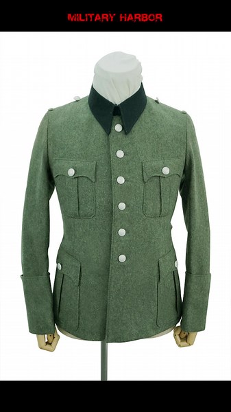 Uniforme de oficial alemán de la Wehrmacht de la WWII