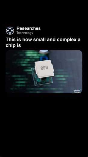 Technology on Instagram: "👣 A modern chip is both impossibly small and unimaginably complex. Let’s put this into perspective: The Scale: • 2 nanometers The smallest features on modern chips are just 2nm wide—about the width of 10 silicon atoms lined up. You could fit thousands across a single human hair. • 15 billion transistors A typical smartphone processor (like Apple’s A17 Pro) packs ~15 billion transistors onto a die smaller than your fingernail. Each one switches on and off billions of ti