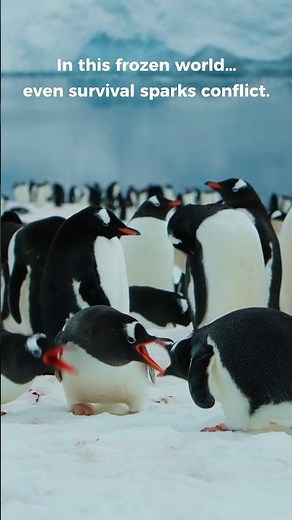 Penguins Struggling to Survive ❄️ Life in the Antarctic Winter | 4K ULTRA HD