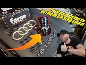 BOV FORGE VALVE change in AUDI A4 B6 1.8T 163KM BFB