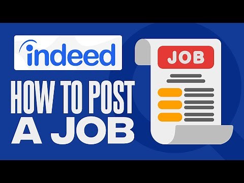 How to Post A Job On Indeed (2025) Step By Step Tutorial