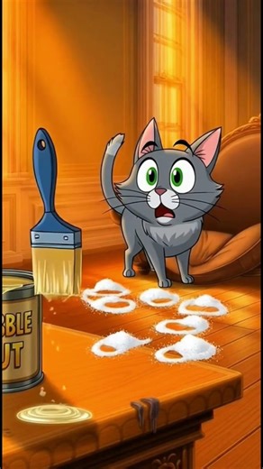 Invisible Paint Gone WRONG! (Cat’s Biggest Mistake 😂)