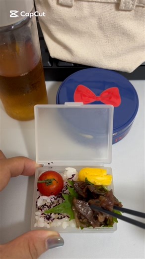 【ミニチュア弁当】今日は焼肉弁当とジブリパークキャンディ缶#asmr #早送りモッパン #miniaturefood #mukbang #ミニチュア弁当 #ジブリパークキャンディ缶