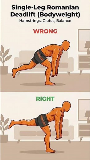99% Do Single Leg Romanian Deadlifts WRONG! Fix This Mistake Before Your Next Workout #fitness #gym