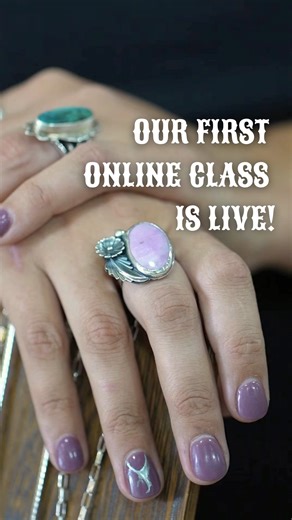 Our FIRST Online Class is officially LIVE 🎉 We’re excited to share our ‘Metalsmithing & Jewelry Making for Beginners Online Class’ is now available via the Studio’s website. ✨ Design and make your own sterling silver jewelry alongside this instructional video. Learn to work with sterling silver while strengthening your design and fabrication skills. By the end of video, you will have the knowledge & confidence to create 1 ring and/or 1 pendant. This is great for a beginner or for anyone who mig