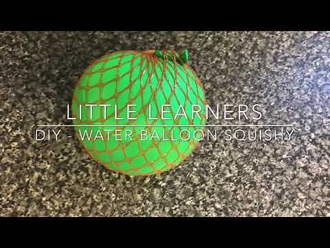 🎈Little Learners - DIY- How to make a water balloon squishy