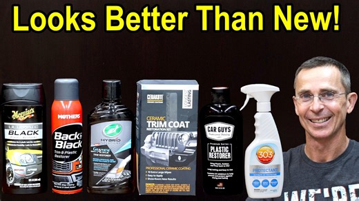 Which Plastic Trim Restorer Actually Works Best, Or Do They All Pretty Much Suck? Surprising Results Right Here! - BangShift.com