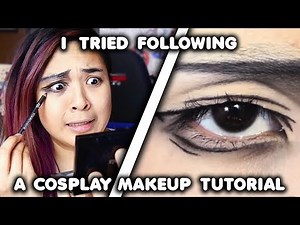 I Tried Following a Cosplay Makeup Tutorial...