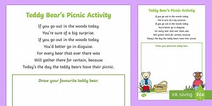 Teddy Bears' Picnic Activity Sheet