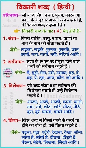 sangya sarvnam ॥ visheshan ॥ kriya ॥ sangya ॥ sarvanam ॥ संज्ञा ॥ सर्वनाम ॥ विशेषण ॥ क्रिया #hindi