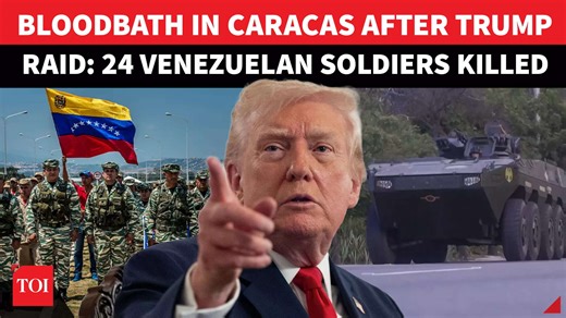 Maduro captured, Caracas burned: Venezuela admits US invasion wiped out 24 troops, 32 Cuban forces