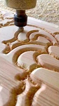 CNC Router Satisfaction | Watch This Perfect Wood Carving Transformation 😍🪵