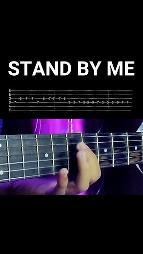Ben E. King - Stand by Me (Easy Tabs) (Guitar Fingerstyle Tutorial)