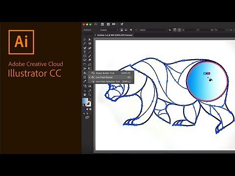Adobe Illustrator Fill Color / Paint Bucket Tool